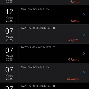 Hesap Ekstresi Dışında Fazla Faiz Kesilmesi Ve Sorunun Çözümsüz Kalması