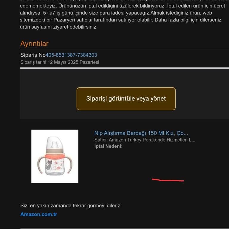 Siparişlerim Sebepsizce İptal Ediliyor Ve Adrese Gönderim Sorunu Yaşıyorum