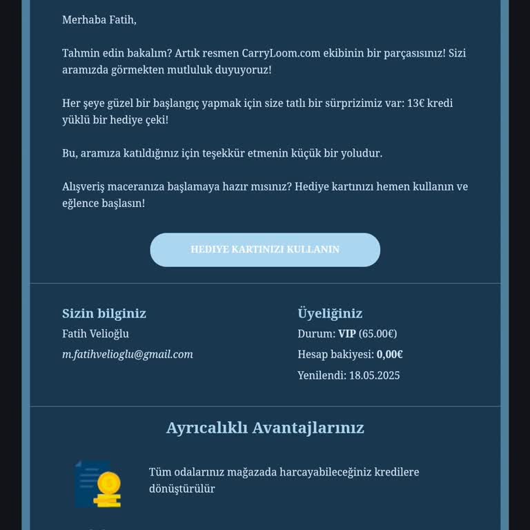 Çekiliş Vaadiyle Kredi Kartı Ve Kişisel Bilgilerimin Kullanılması Sonucu Mağduriyet