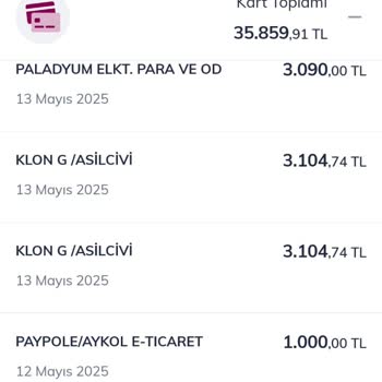 Lidio Ödeme Hizmetleri Kredi Kartımdan Bilgim Dışında Yüklü Miktarda Para Çekildi
