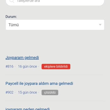 Joypara Ödemesi Hesabıma Geçmedi, Destek Ekipleri Çözüm Sunmuyor