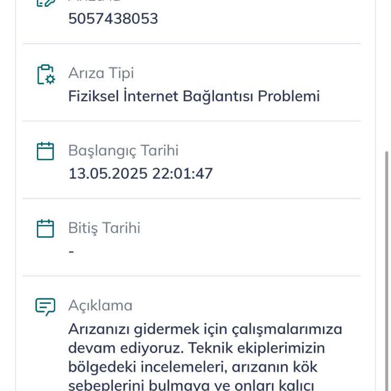 İnternet Bağlantısı Sorunu Ve İlgisiz Hizmet
