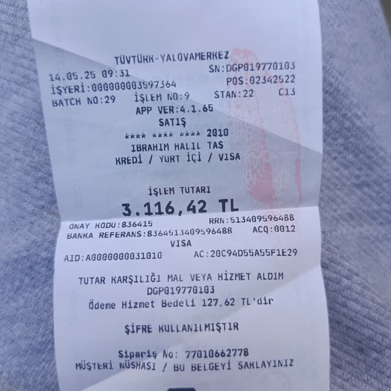 Tüvtürk Kredi Kartı İle Ödeme Yapanlardan Fazla Ücret Alıyor