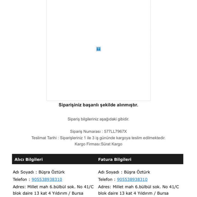 Siparişim Bir Haftadır Kargoya Verilmedi, İletişim Kurulamıyor
