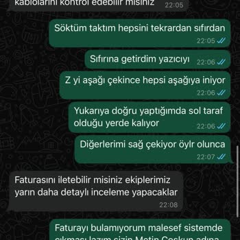 Teknik Servis Desteği Yetersizliği Nedeniyle Mağduriyet Yaşadım
