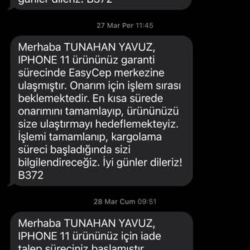 Garanti Sonrası Onaylanan Ücret İadem Hala Yapılmadı