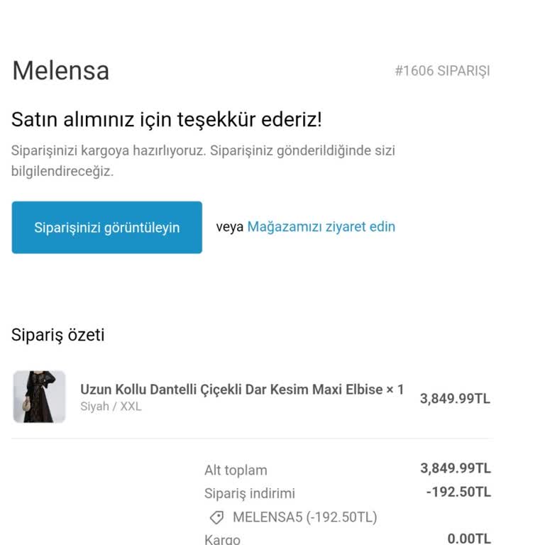 Zamanında Teslim Edilmeyen Sipariş Ve Yetersiz Müşteri İlgisi Nedeniyle Hayal Kırıklığı