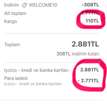 Ücretsiz İade Vaadine Rağmen Kargo Ücreti Kesildi Ve İade Süreci Sorunlu Geçti