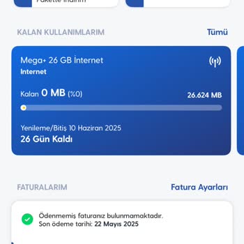 Kısa Sürede Yüksek İnternet Tüketimi Ve Destek Sorunu