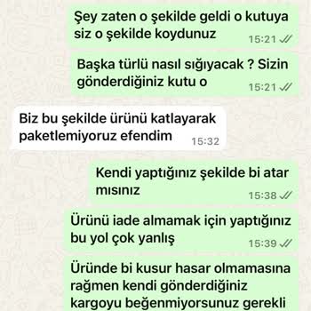 İade Talebim Paketleme Gerekçesiyle Reddedildi