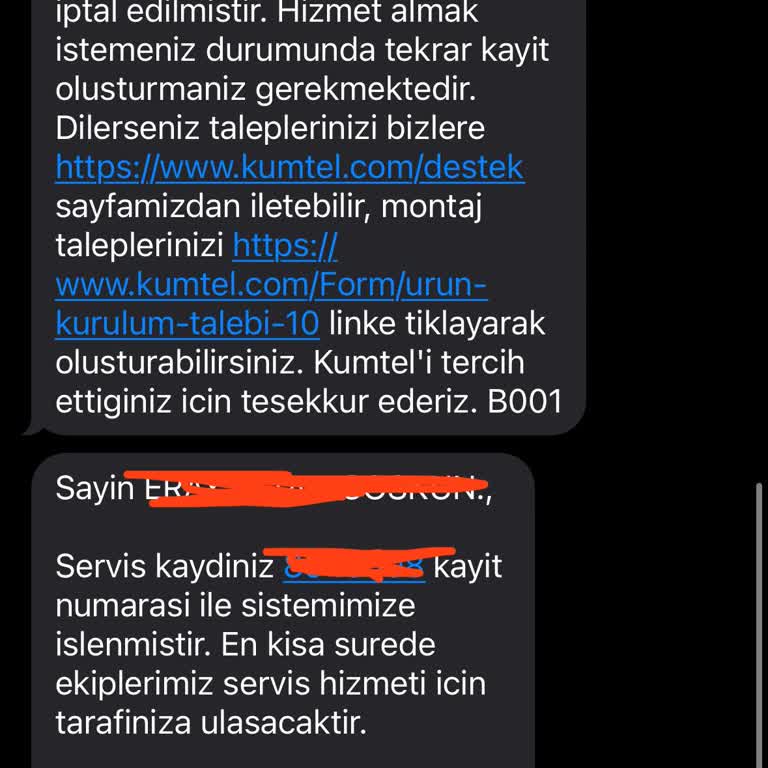 Kumtel Servis Hizmetinde Yaşanan Sorunlar Ve Ücretli İşlem Şaşkınlığı