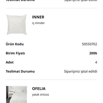 İptal Edilen Sipariş Sonrası Hediye Çeki Kuponum Hesabıma Yüklenmedi