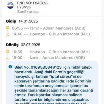 Bilet İadesinde Büyük Mağduriyet: 16.000₺'lik Bilet İçin 466₺ Geri Ödeme!