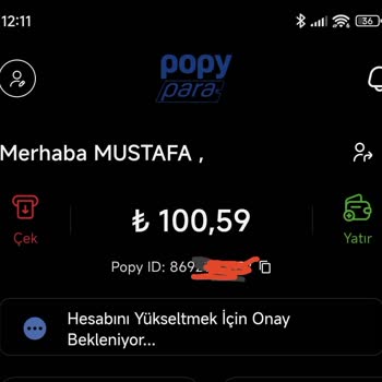Popy Para Hesap Onayı Süreci Uzadı, Sorunum Çözülmedi