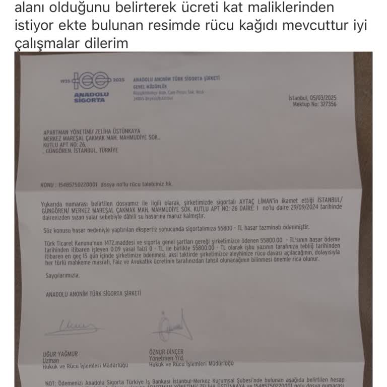 Sigorta Başvuruma Uzun Süre Dönüş Yapılmaması Ve İletişim Sorunu