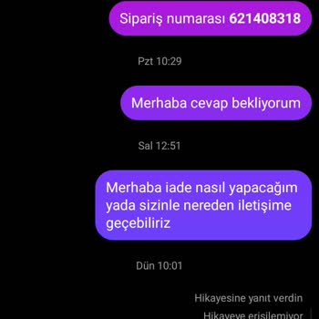 İade Talebime Yanıt Alamadım, Müşteri Desteği Yetersiz
