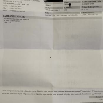 P****** 2008 Gt Model Aracımın Panel Ekran Sorunu 5 Aydır Çözülemedi