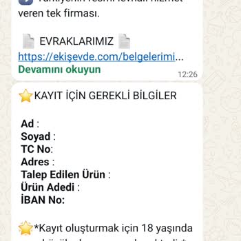 Kişisel Bilgilerim İzinsiz Kullanılmasın, Sorumluluk Kabul Etmiyorum