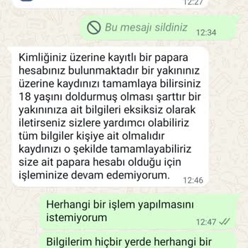 Kişisel Bilgilerim İzinsiz Kullanılmasın, Sorumluluk Kabul Etmiyorum