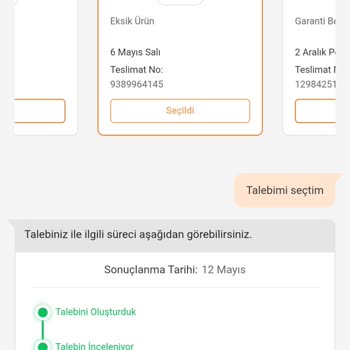 Trendyol Kuru Cilt Seti Eksik Gönderim Ve Çözülmeyen İade Süreci