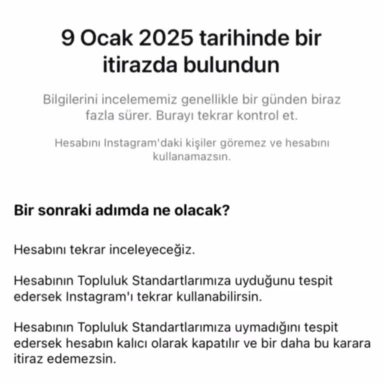 Kurallara Uymama Rağmen Instagram Hesaplarım Sürekli Kapatılıyor!