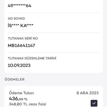 Satın Aldığım Araçta Eski Trafik Cezası Ödenmedi