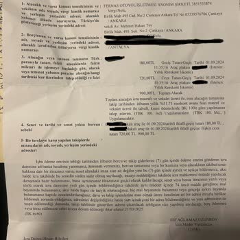 Fernas Otoyolunda Ödemelere Rağmen Haksız İcra Mağduriyeti