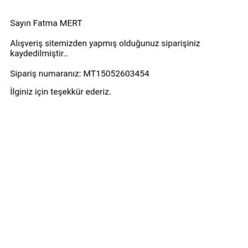 Kargo Bilgisi Verilmedi, Sipariş Takibi Yapamıyorum