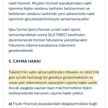 Taahhüt Bitimine 14 Gün Kala Haksız Cayma Bedeli Yansıtıldı