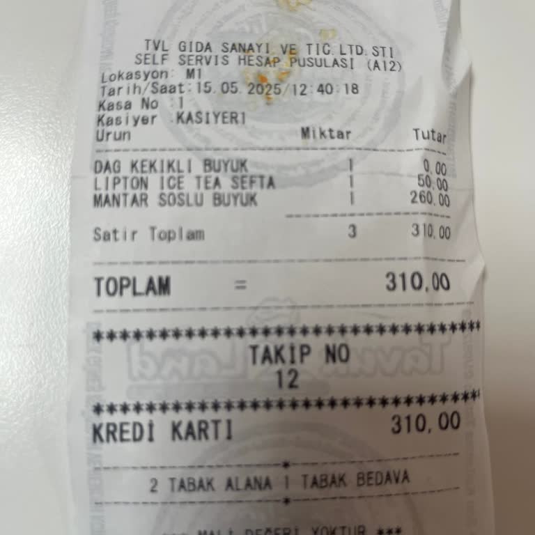 Yemekte Böcek Çıkması Ve Yetersiz Çözüm