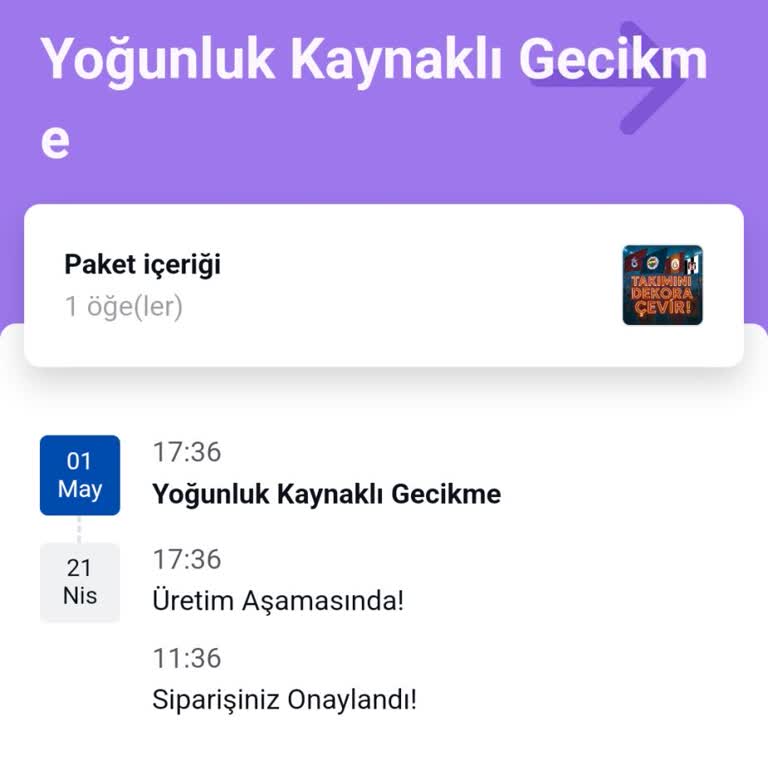 Bir Ayı Geçen Teslimat Bekleyişi Ve Bilgi Eksikliği