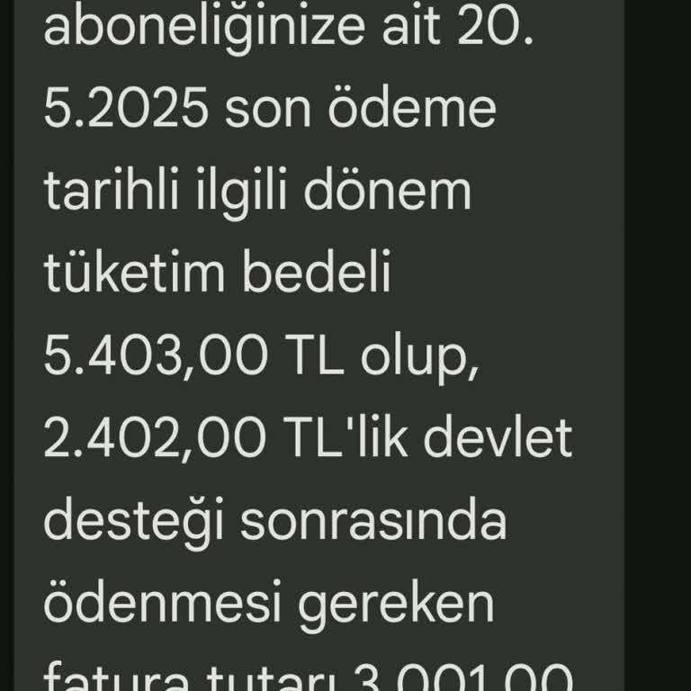 Elektrik Faturası Okuma Sıklığı Nedeniyle Yüksek Fatura Mağduriyeti