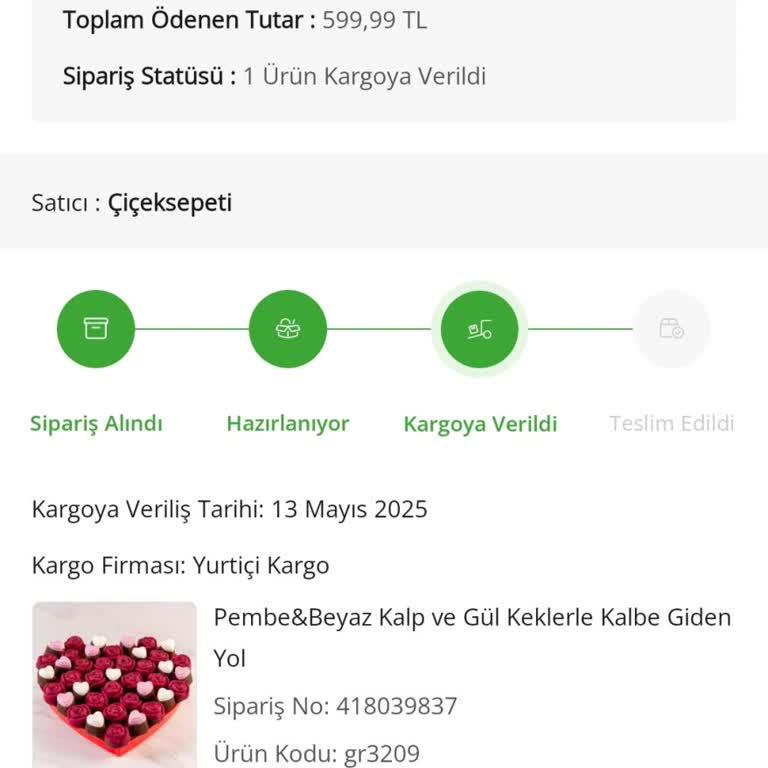 Teslimat Gecikmesi Ve Yenilebilir Üründe Kargo Problemi