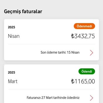 Vodafone'dan Nakit İade Ve Fatura Hataları Mağduriyeti