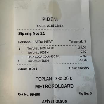Yanlış Menü İşlemi Nedeniyle Fazla Ücret Alındı