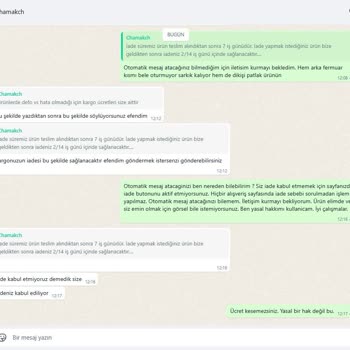 Hatalı Ürün Ve Yasal Olmayan İade Kargo Ücreti Kesintisi