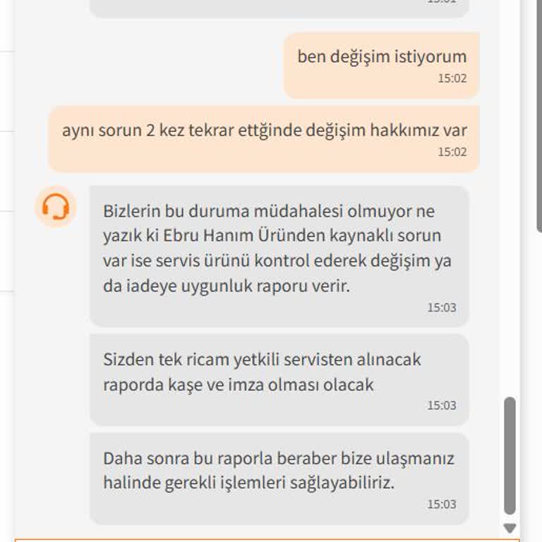 Raks Tosca Kahve Makinesi İki Yılda İki Kez Bozuldu Değişim Talebim Reddediliyor