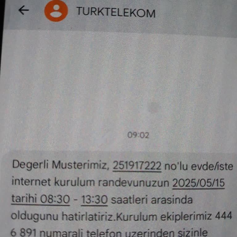 Kurulum Randevusuna Uymayan Hizmet Ve Bekletilme Sorunu