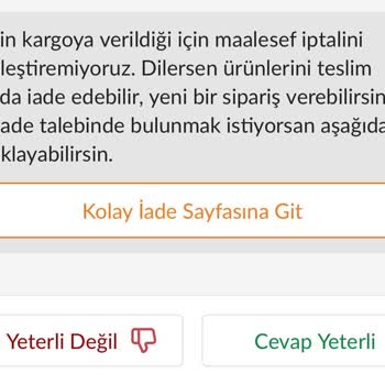 Siparişim Teslim Edilmedi, Bilgi Ve Çözüm Alamıyorum