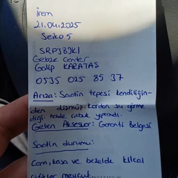 Seiko5 Saatimin Kurma Kolu Düştü, Garanti Kapsamı Dışında Bırakıldı Ve Müşteri Memnuniyeti Sağlanmadı