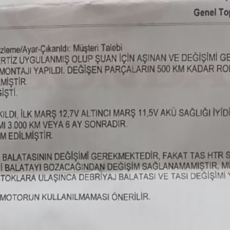 Honda Servisinde Parça Temini Gecikmesi Nedeniyle Mağduriyet Yaşıyorum