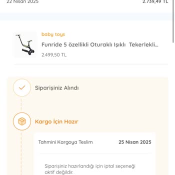 Stokta Olmayan Ürünün Satışı Ve Kargoya Verilmemesi Mağduriyeti