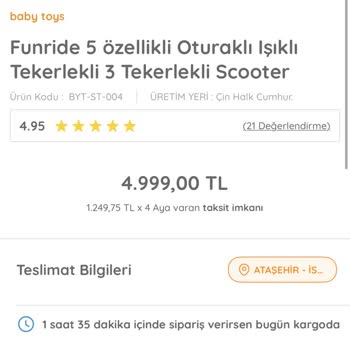 Stokta Olmayan Ürünün Satışı Ve Kargoya Verilmemesi Mağduriyeti