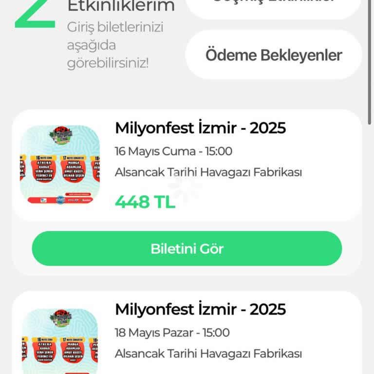 Bilet İptali Ve İade Seçeneği Olmaması Nedeniyle Mağduriyet
