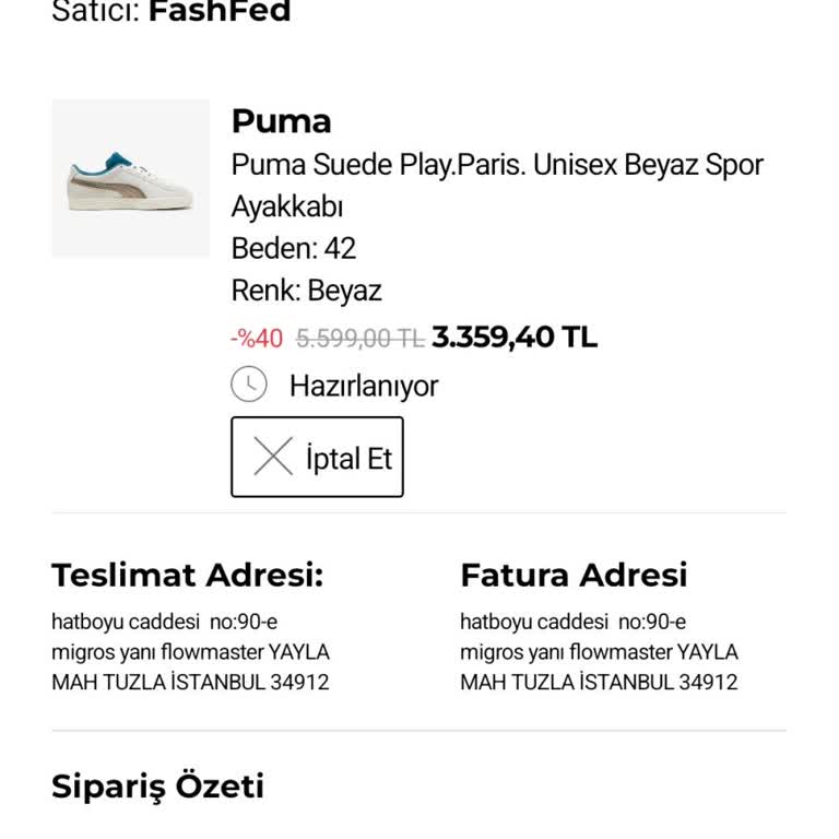 Hazır Ürün 7 Gündür Kargoya Verilmiyor Ve Bilgi Alınamıyor