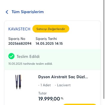 Satın Aldığım Dyson Cihazın Seri Numarası Yok, İade Edemiyorum!