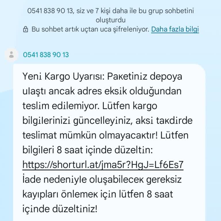 PTT Adıyla Gelen Sahte Kargo Mesajı Endişesi