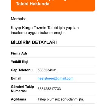 MNG Kargo Yeşildirek Şubesinde 15 Aydır Çözülemeyen Tazminat Mağduriyeti