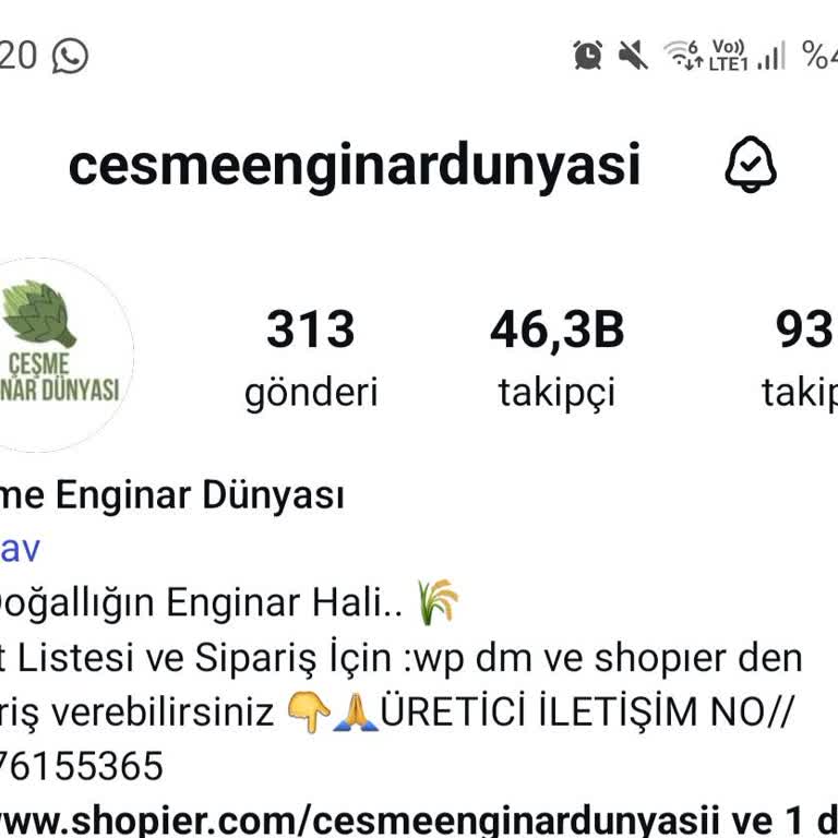 Çeşme Enginar Dünyası Sipariş Verdiğim Enginarlar Teslim Edilmedi, İletişime Geçilmiyor