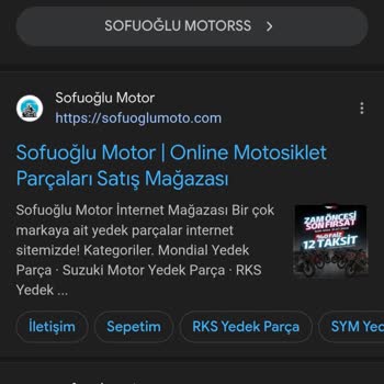 Motosiklet Parçası Ararken Karşılaşılan Kimlik Ve Kart Bilgisi Talebi